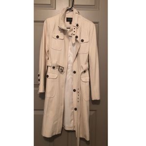Cream peacoat